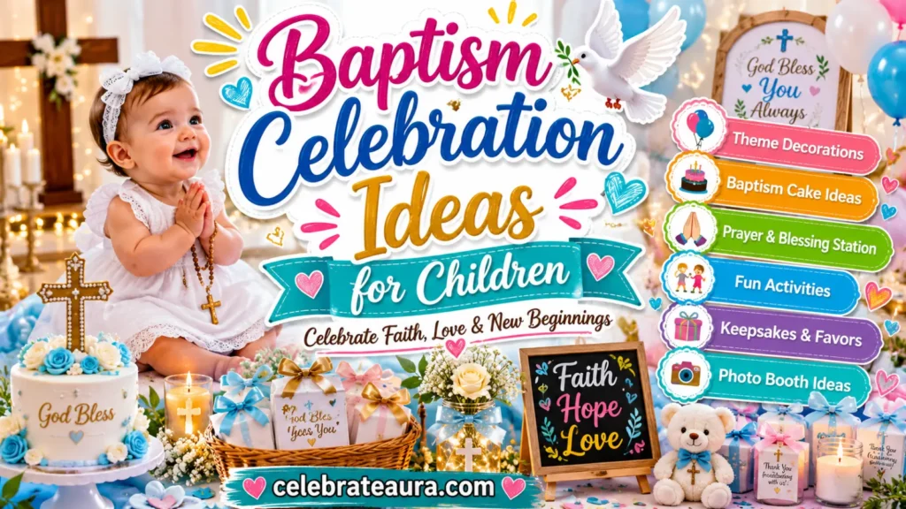 Baptism Celebration Ideas for Children