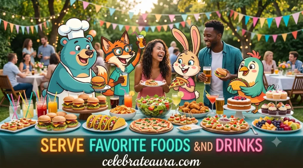 Serve Favorite Foods and Drinks