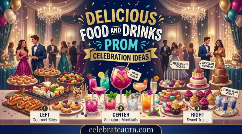 Delicious Food and Drinks for Prom Celebration Ideas