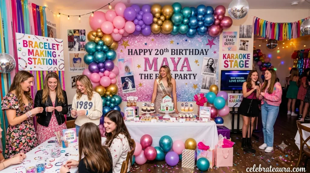 Taylor Swift Themed Birthday Party Decorations and Activities