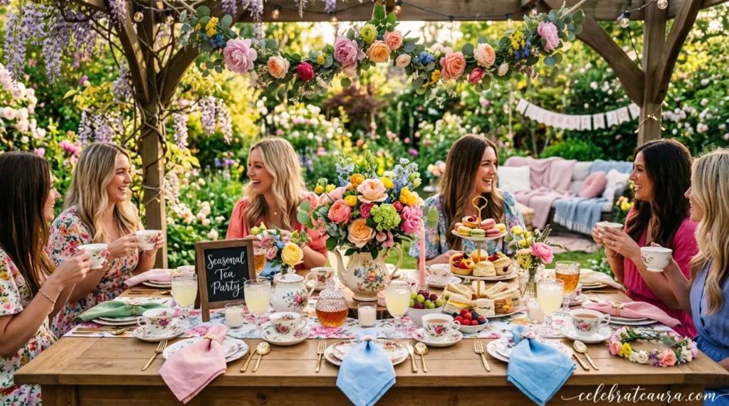 Seasonal Tea Party Table Ideas