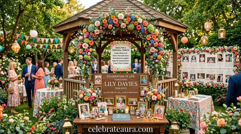 Celebration of Life Decorations Ideas for a Personal Tribute