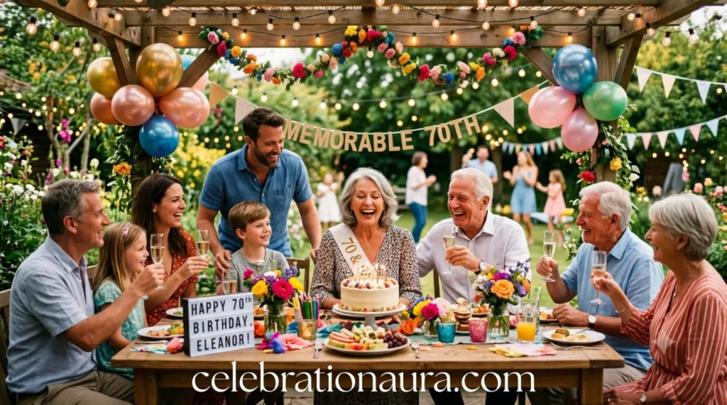 Memorable Activities for a 70th Birthday Celebration