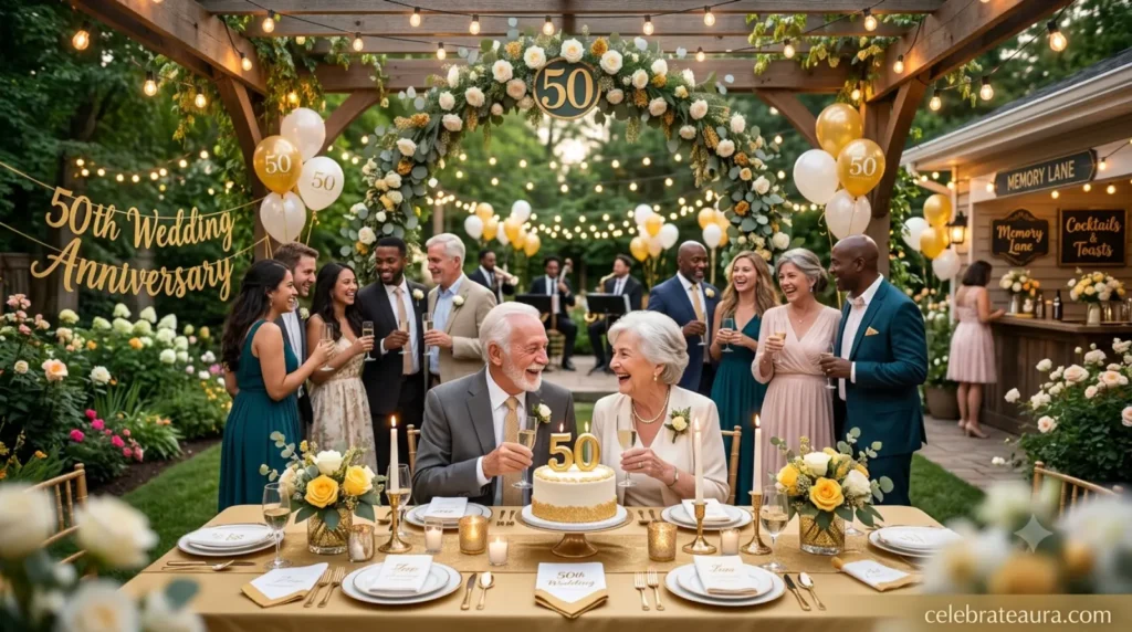 50th Wedding Anniversary Celebration Ideas for an Unforgettable Event