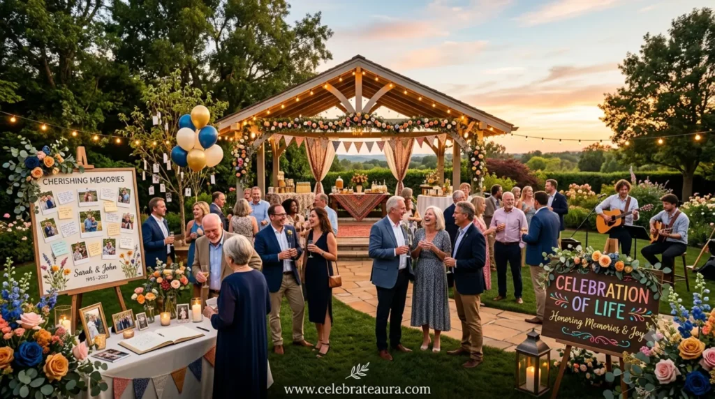Outdoor Celebration of Life Ideas with Meaningful Decorations