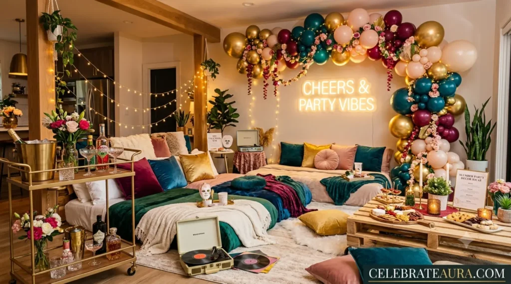 Stylish Decorations for Adult Slumber Party Ideas