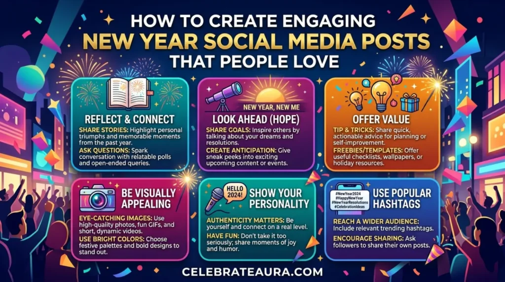 How to Create Engaging New Year Social Media Posts That People Love