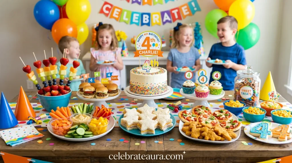 Delicious Food Ideas for a 4th Birthday Celebration