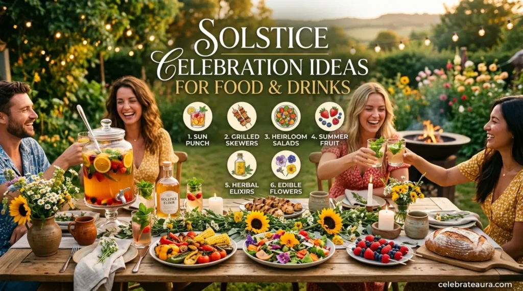 Solstice Celebration Ideas for Food and Drinks