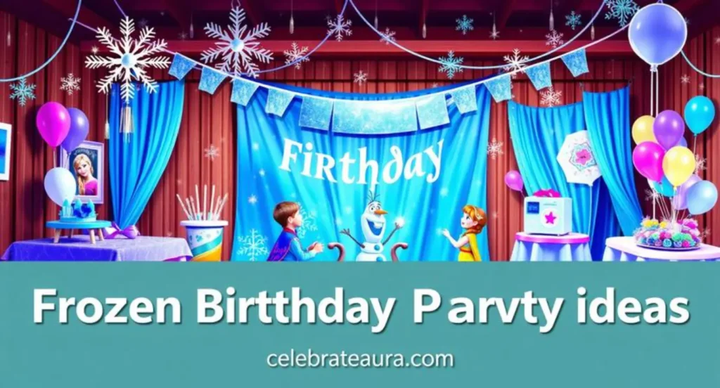 Frozen Birthday Party Ideas