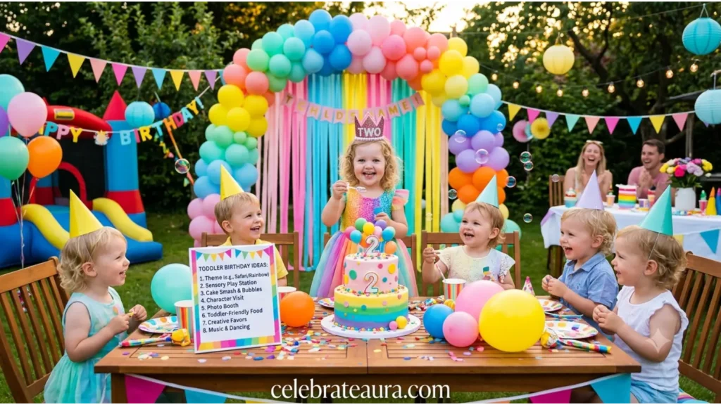 Toddler Birthday Party Ideas for Memorable Birthdays