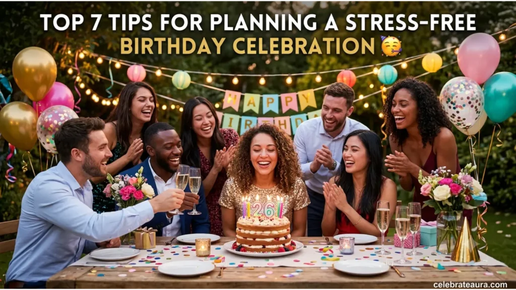 Top7 Tips for Planning a Stress-Free Birthday Celebration ๐ฅณTop7 Tips for Planning a Stress-Free Birthday Celebration ๐ฅณ