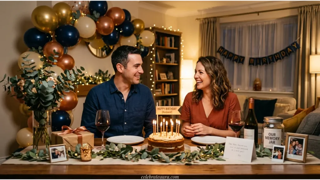Celebrate Birthday Ideas for Husband at Home