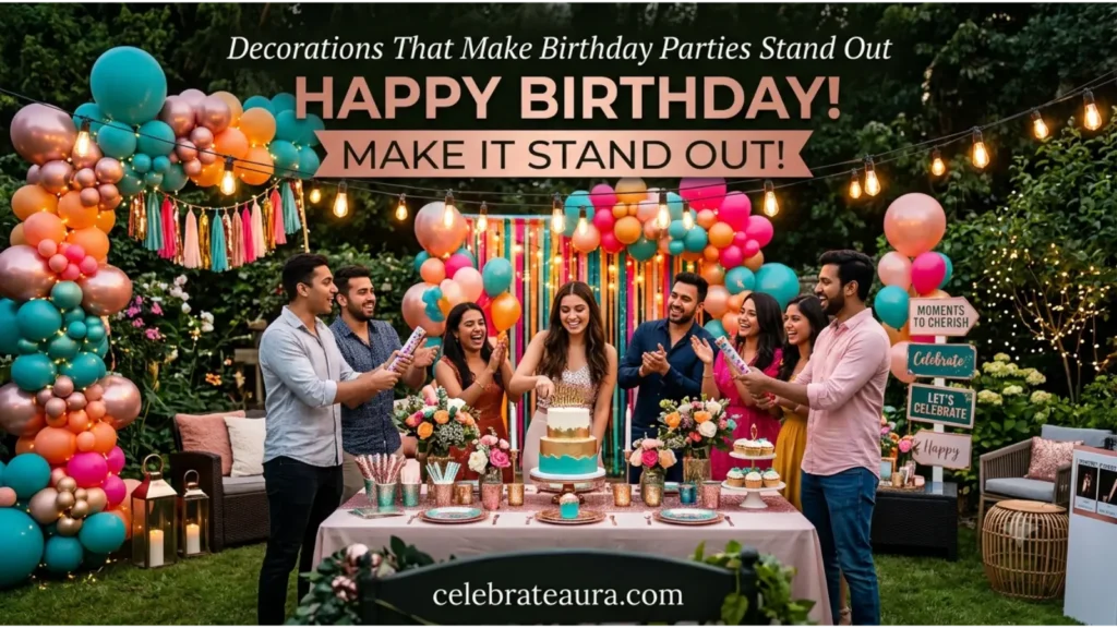 Decorations That Make Birthday Parties Stand Out