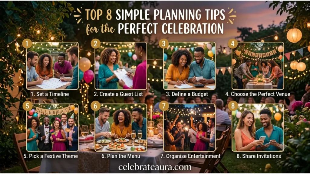 Top 8 Simple Planning Tips for the Perfect Celebration