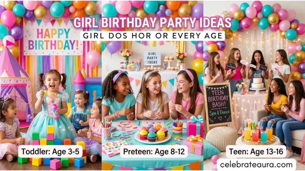Girl Birthday Party Ideas for Every Age