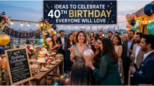 Ideas to Celebrate 40th Birthday Everyone Will Love
