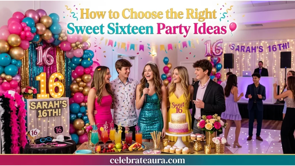 How to Choose the Right Sweet Sixteen Party Ideas 🎈
