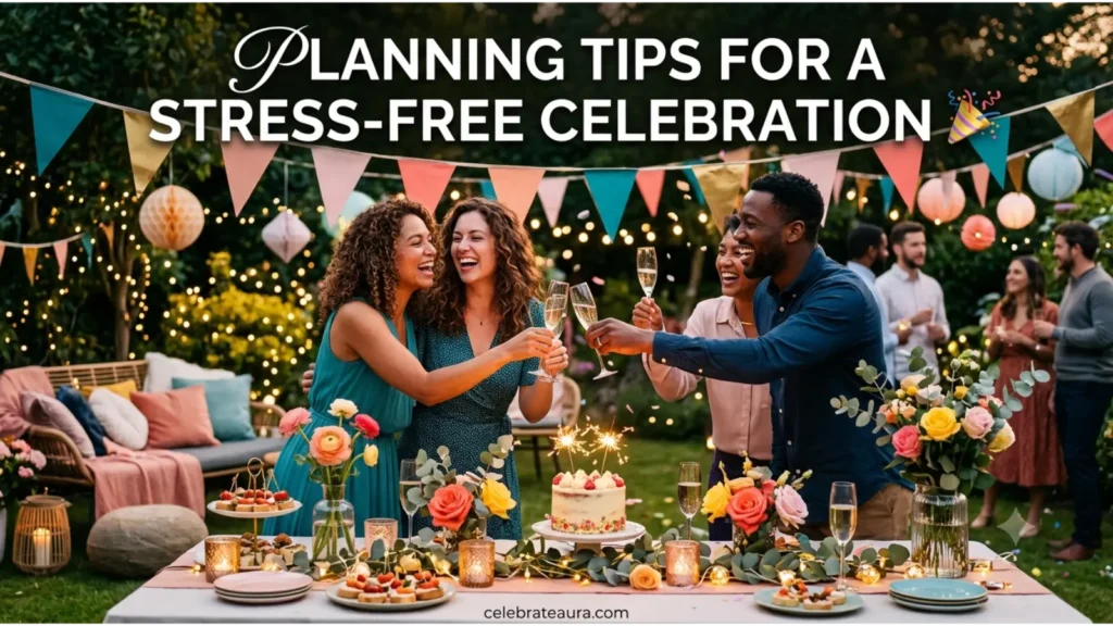 Planning Tips for a Stress-Free Celebration 🎊