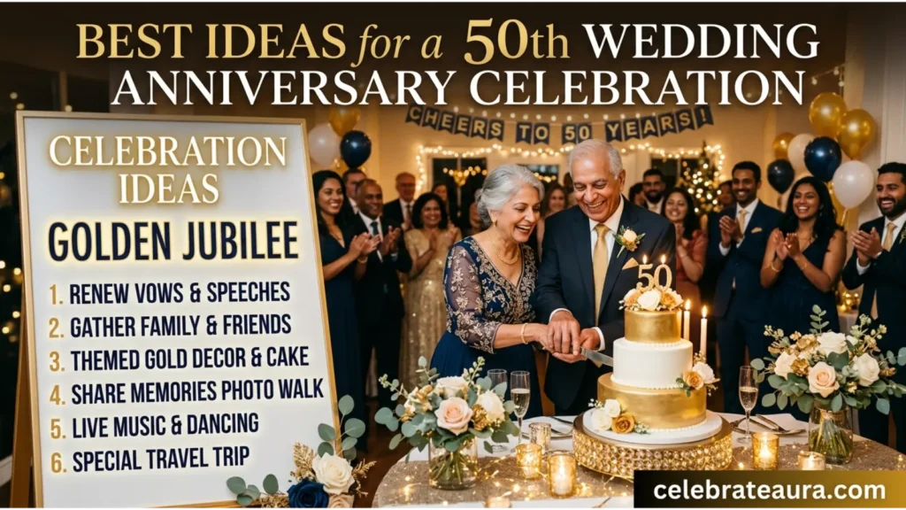 Best Ideas for a 50th Wedding Anniversary Celebration