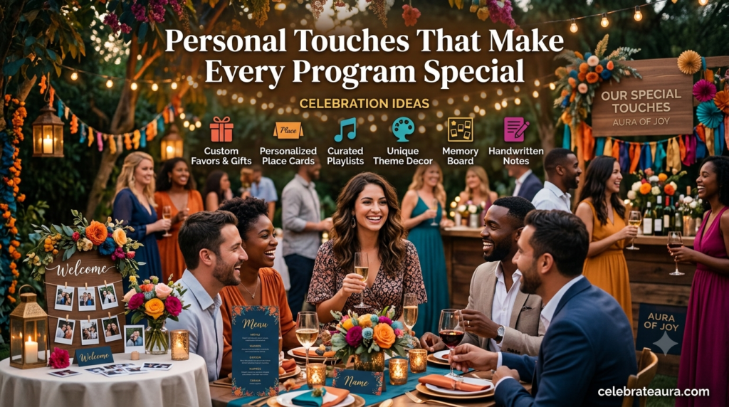 Personal Touches That Make Every Program Special 