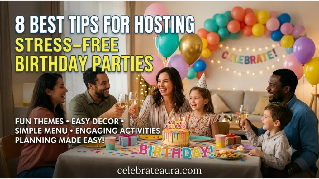 8 Best Tips for Hosting Stress-Free Birthday Parties