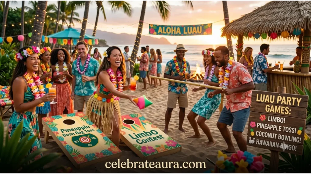 Luau Party Games Everyone Will Love ๐ฏ