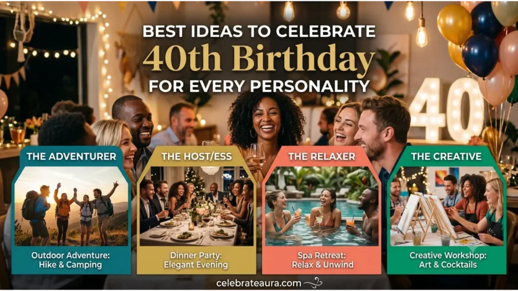 Best Ideas to Celebrate 40th Birthday for Every Personality