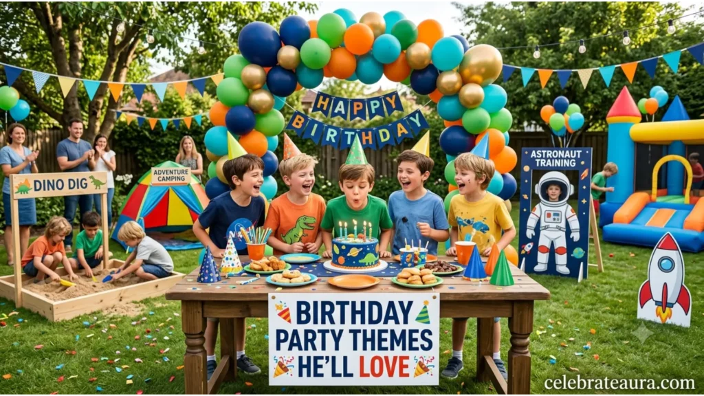 Birthday Party Themes He'll Love ๐