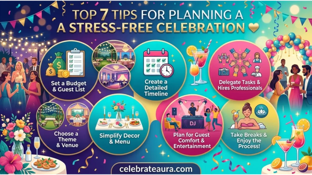 Top 7 Tips for Planning a Stress-Free Celebration ❤️