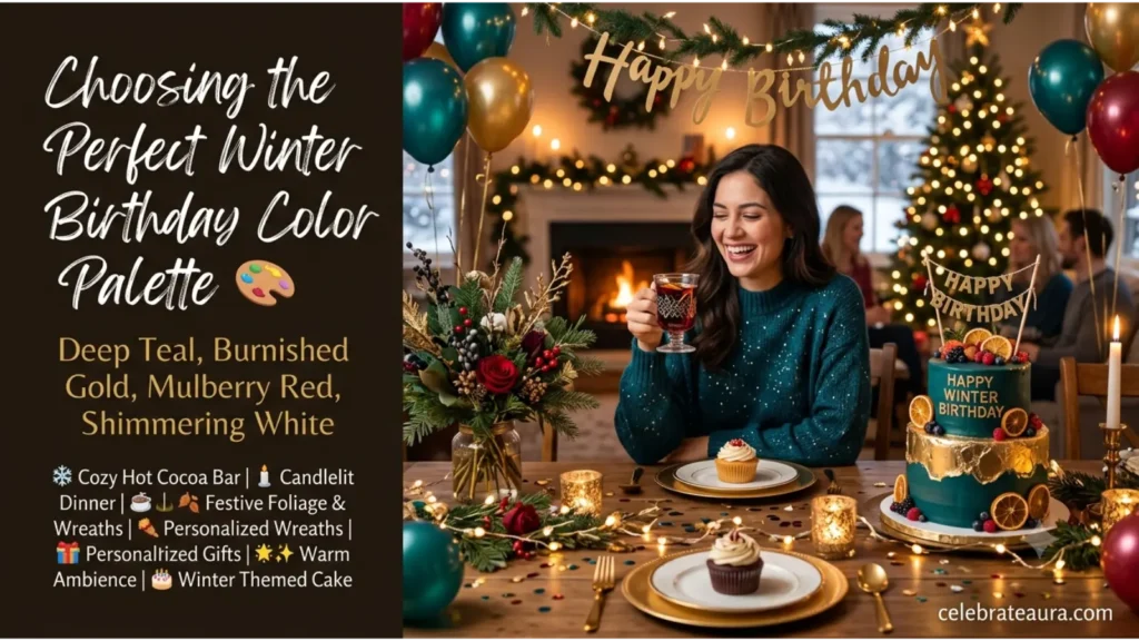 Choosing the Perfect Winter Birthday Color Palette 🎨