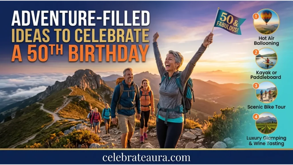Adventure-Filled Ideas to Celebrate a 50th Birthday