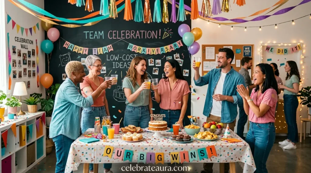 Low-cost work celebration ideas