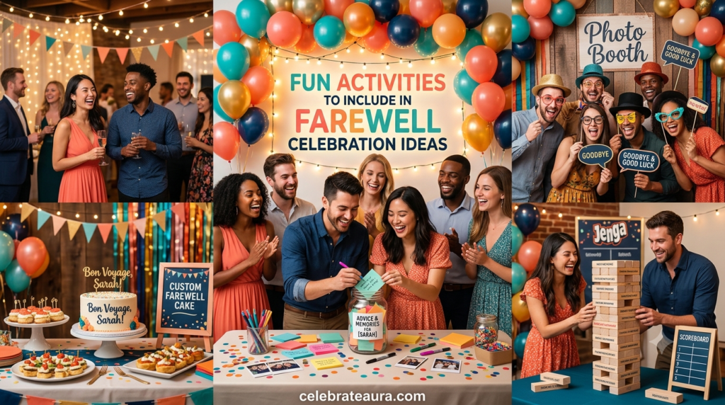 Fun Activities to Include in Farewell Celebration Ideas