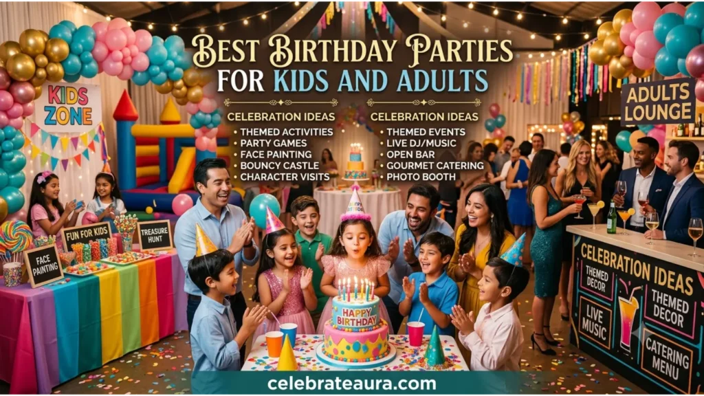 Best Birthday Parties for Kids and Adults