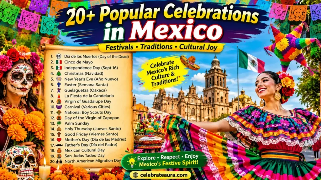 20+ Popular Celebrations in Mexico