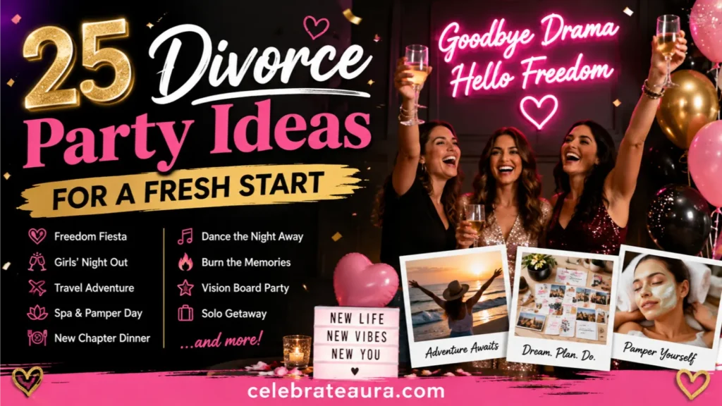 25 Divorce Party Ideas for a Fresh Start