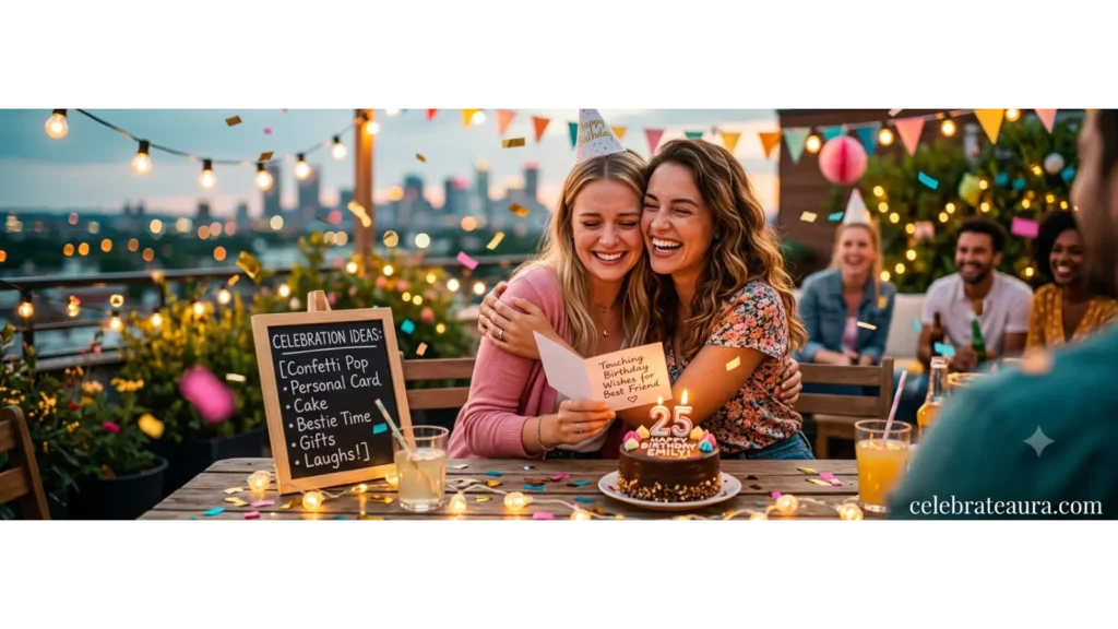 Touching Birthday Wishes for Best Friend That Feel Personal