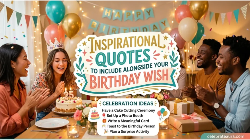 Inspirational Quotes to Include Alongside Your Birthday Wish