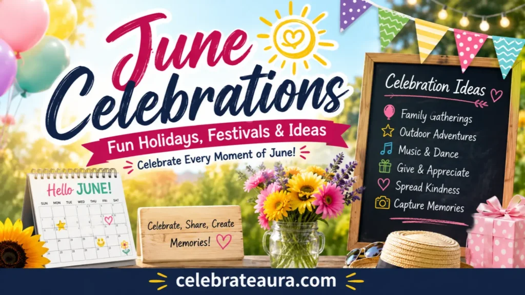 June Celebrations: Fun Holidays, Festivals & Ideas
